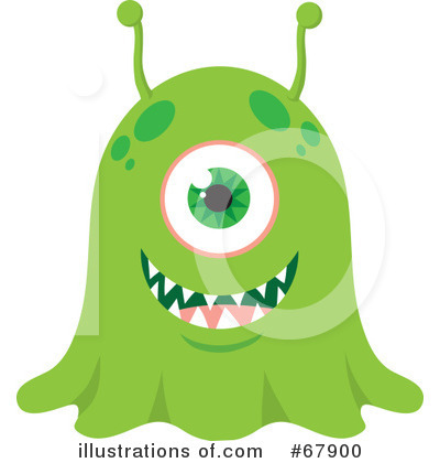 Royalty-Free (RF) Monster Clipart Illustration by Rosie Piter - Stock Sample #67900