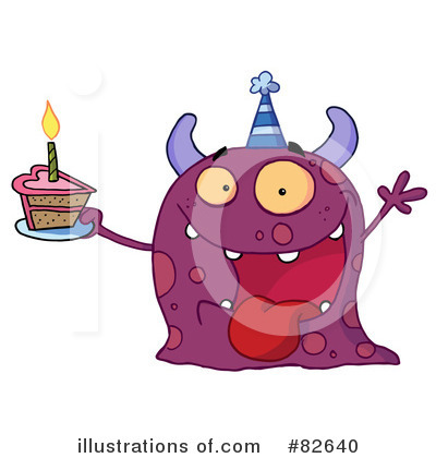 Royalty-Free (RF) Monster Clipart Illustration by Hit Toon - Stock Sample #82640