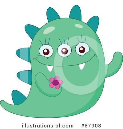 Royalty-Free (RF) Monster Clipart Illustration by yayayoyo - Stock Sample #87908