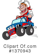 Monster Truck Clipart #1370943 by LaffToon
