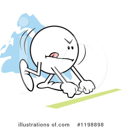 Running Clipart #1198898 by Johnny Sajem