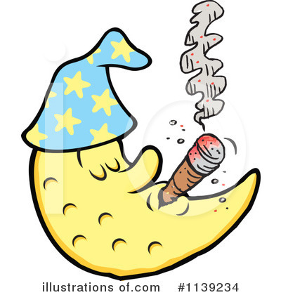 Royalty-Free (RF) Moon Clipart Illustration by Johnny Sajem - Stock Sample #1139234
