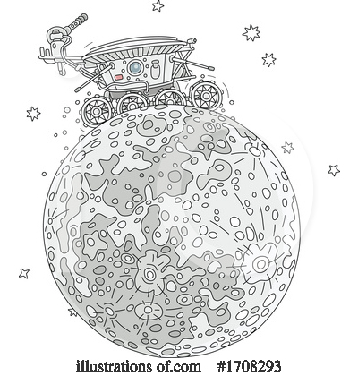 Royalty-Free (RF) Moon Clipart Illustration by Alex Bannykh - Stock Sample #1708293