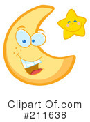 Moon Clipart #211638 by Hit Toon