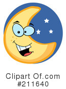 Moon Clipart #211640 by Hit Toon