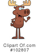 Moose Clipart #102807 by Cory Thoman