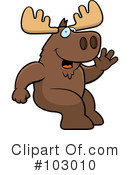 Moose Clipart #103010 by Cory Thoman