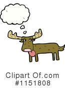 Moose Clipart #1151808 by lineartestpilot