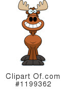 Moose Clipart #1199362 by Cory Thoman