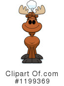 Moose Clipart #1199369 by Cory Thoman