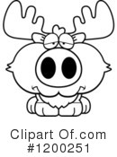 Moose Clipart #1200251 by Cory Thoman