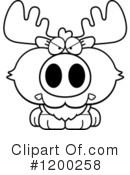 Moose Clipart #1200258 by Cory Thoman