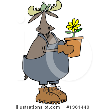 Potted Plant Clipart #1361440 by djart