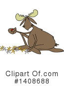 Moose Clipart #1408688 by djart