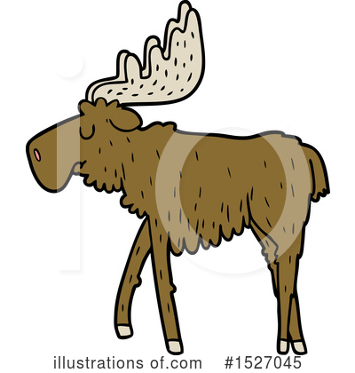 Moose Clipart #1527045 by lineartestpilot
