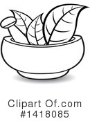 Mortar And Pestle Clipart #1418085 by Lal Perera