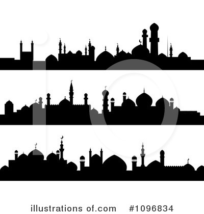 Royalty-Free (RF) Mosque Clipart Illustration by Vector Tradition SM - Stock Sample #1096834