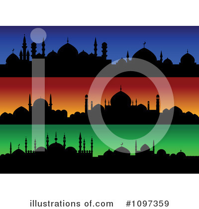 Royalty-Free (RF) Mosque Clipart Illustration by Vector Tradition SM - Stock Sample #1097359