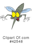 Mosquito Clipart #42548 by Dennis Holmes Designs