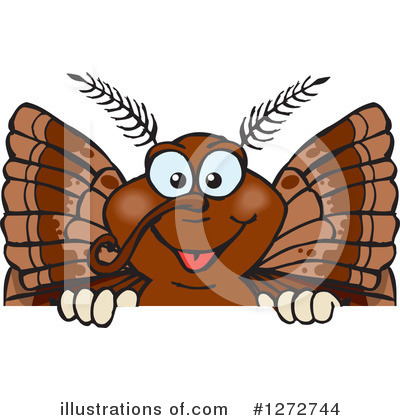 Moth Clipart #1272744 by Dennis Holmes Designs