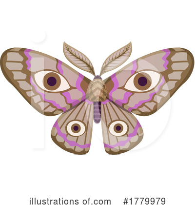 Moth Clipart #1779979 by Vector Tradition SM