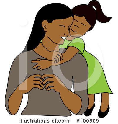 Royalty-Free (RF) Mother Clipart Illustration by Pams Clipart - Stock Sample #100609