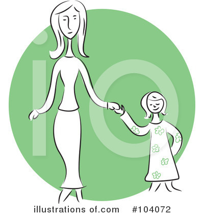 Royalty-Free (RF) Mother Clipart Illustration by Prawny - Stock Sample #104072