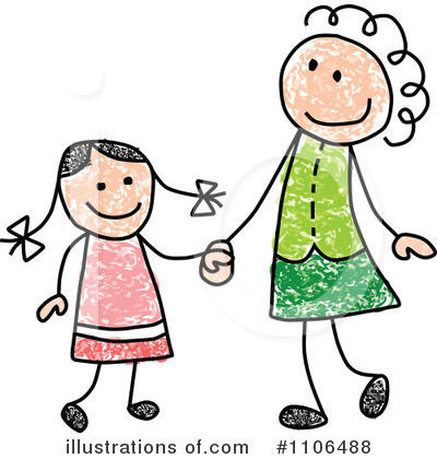 Royalty-Free (RF) Mother Clipart Illustration by C Charley-Franzwa - Stock Sample #1106488