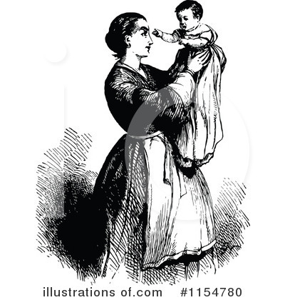 Mother Clipart #1154780 by Prawny Vintage