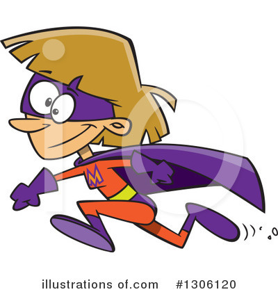 Super Woman Clipart #1306120 by toonaday