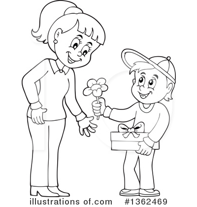 Family Clipart #1362469 by visekart