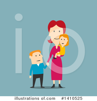Family Clipart #1410525 by Vector Tradition SM