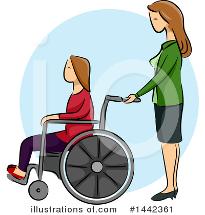 Wheelchair Clipart #1442361 by BNP Design Studio