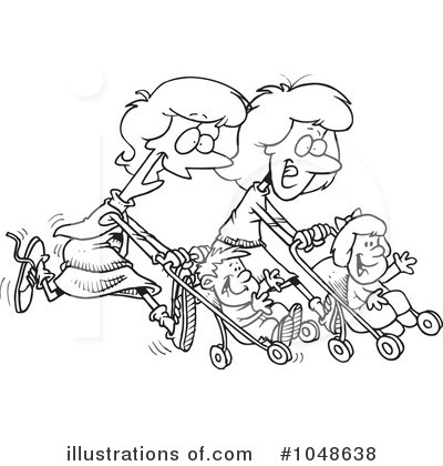 Royalty-Free (RF) Mothers Clipart Illustration by toonaday - Stock Sample #1048638