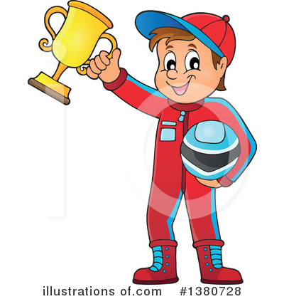 Race Car Driver Clipart #1380728 by visekart