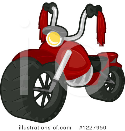Royalty-Free (RF) Motorcycle Clipart Illustration by BNP Design Studio - Stock Sample #1227950