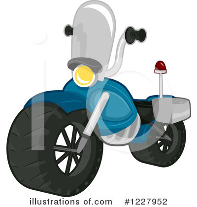 Royalty-Free (RF) Motorcycle Clipart Illustration by BNP Design Studio - Stock Sample #1227952
