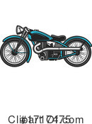 Motorcycle Clipart #1717475 by Vector Tradition SM