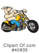 Motorcycle Clipart #40835 by Snowy