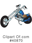 Motorcycle Clipart #40870 by Snowy