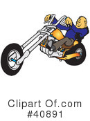 Motorcycle Clipart #40891 by Snowy