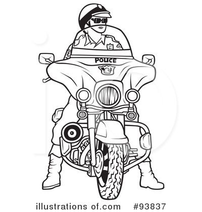 Royalty-Free (RF) Motorcycle Clipart Illustration by dero - Stock Sample #93837