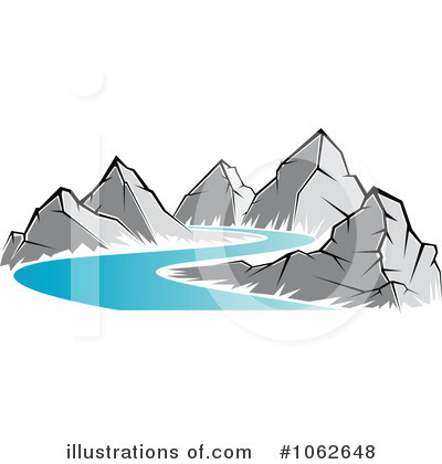 Royalty-Free (RF) Mountains Clipart Illustration by Vector Tradition SM - Stock Sample #1062648