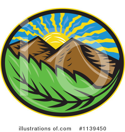 Royalty-Free (RF) Mountains Clipart Illustration by patrimonio - Stock Sample #1139450