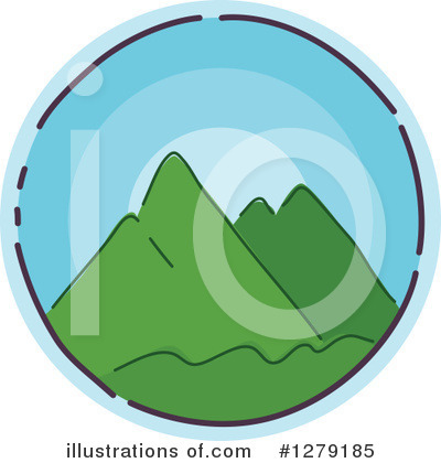 Royalty-Free (RF) Mountains Clipart Illustration by BNP Design Studio - Stock Sample #1279185