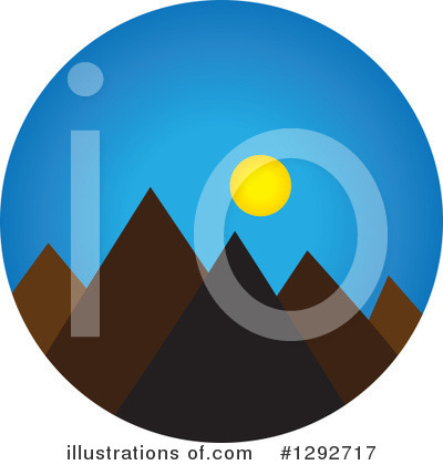 Royalty-Free (RF) Mountains Clipart Illustration by ColorMagic - Stock Sample #1292717