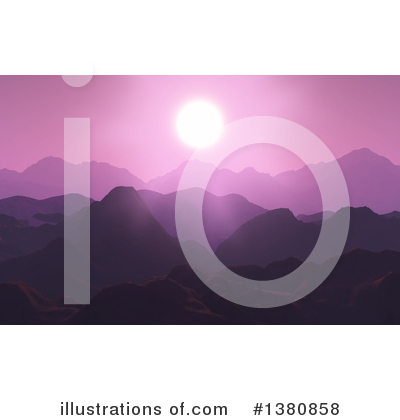 Royalty-Free (RF) Mountains Clipart Illustration by KJ Pargeter - Stock Sample #1380858