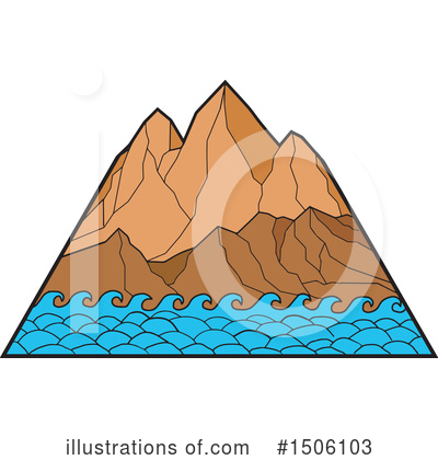 Royalty-Free (RF) Mountains Clipart Illustration by patrimonio - Stock Sample #1506103