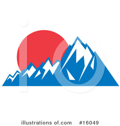 Royalty-Free (RF) Mountains Clipart Illustration by Andy Nortnik - Stock Sample #16049