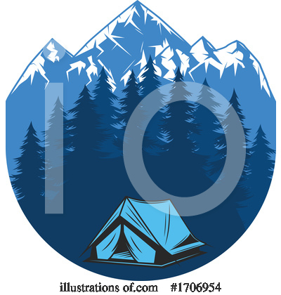 Royalty-Free (RF) Mountains Clipart Illustration by Vector Tradition SM - Stock Sample #1706954